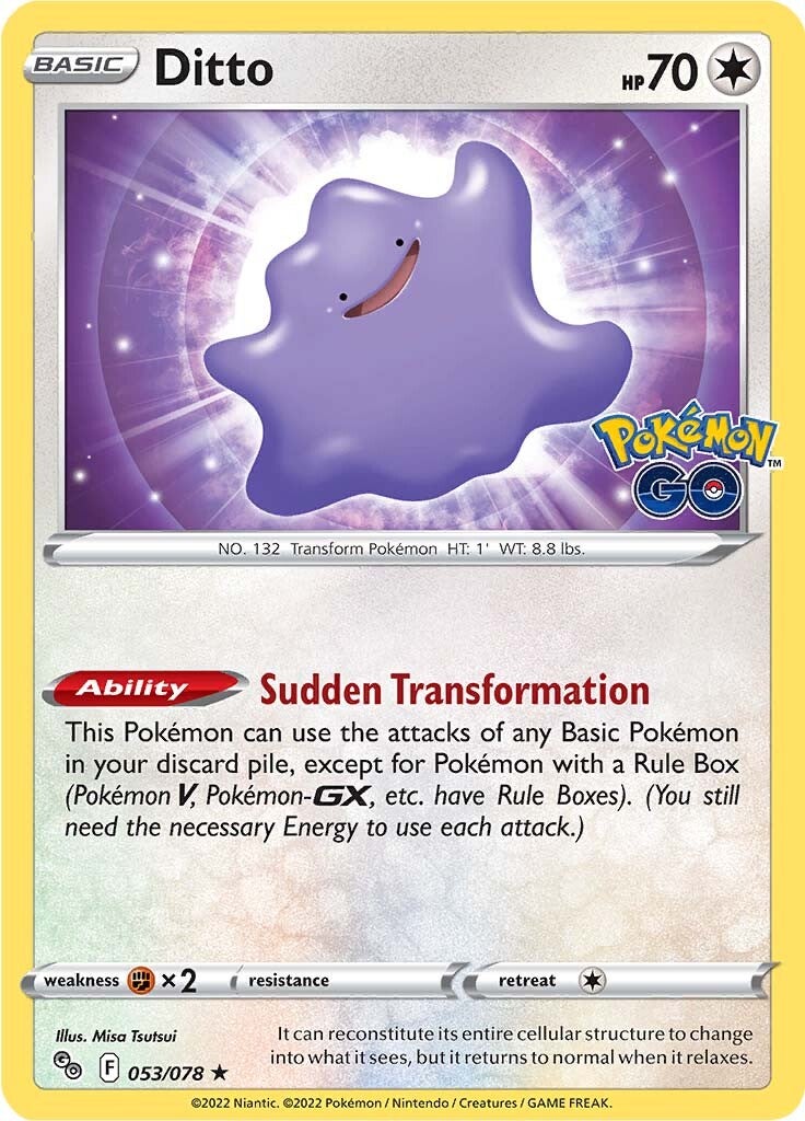 Ditto (053/078) [Pokémon GO] | Play N Trade Winnipeg