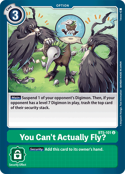 You Can't Actually Fly? [BT5-101] [Battle of Omni] | Play N Trade Winnipeg