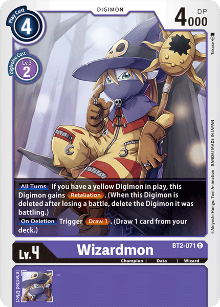 Wizardmon [BT2-071] [Release Special Booster Ver.1.0] | Play N Trade Winnipeg