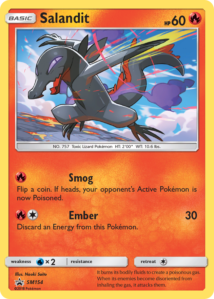 Salandit (SM154) [Sun & Moon: Black Star Promos] | Play N Trade Winnipeg