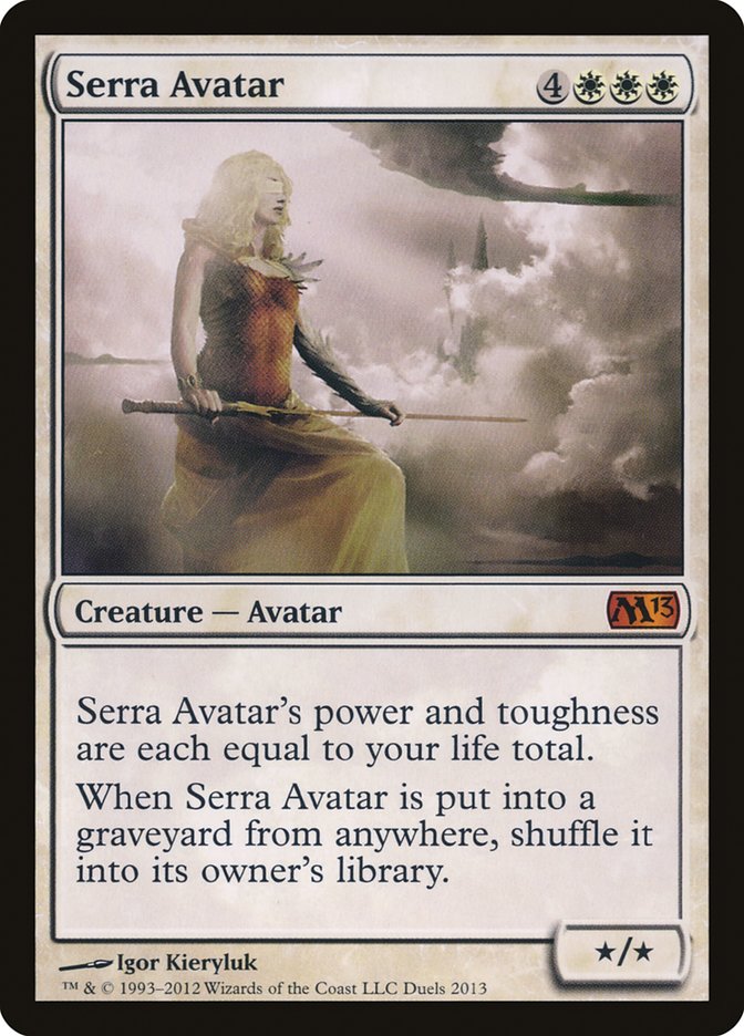 Serra Avatar (Duels of the Planeswalkers Promos) [Duels of the Planeswalkers Promos 2012] | Play N Trade Winnipeg