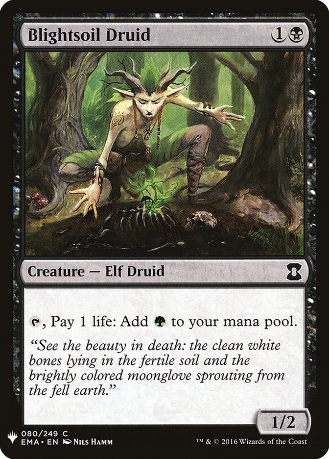 Blightsoil Druid [Mystery Booster] | Play N Trade Winnipeg