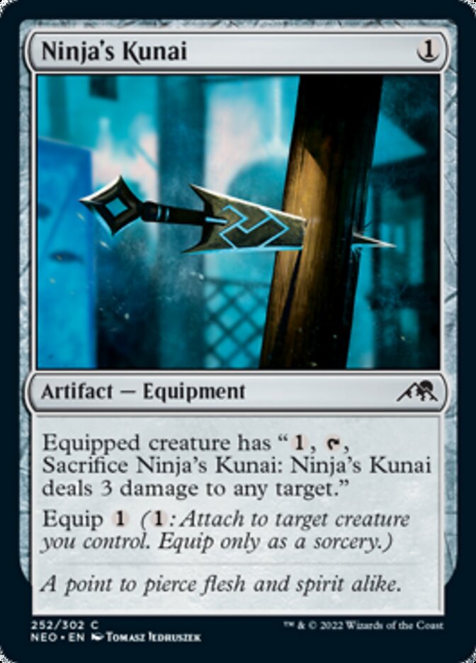 Ninja's Kunai [Kamigawa: Neon Dynasty] | Play N Trade Winnipeg