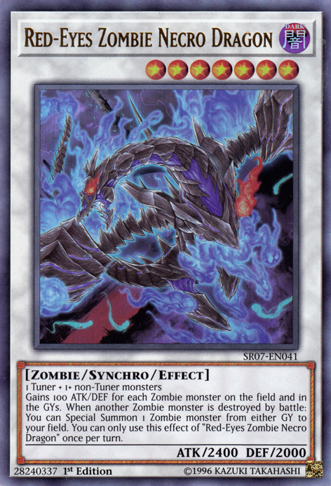 Red-Eyes Zombie Necro Dragon [SR07-EN041] Ultra Rare | Play N Trade Winnipeg