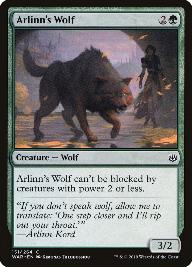 Arlinn's Wolf [War of the Spark] | Play N Trade Winnipeg