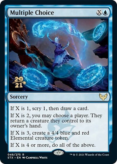 Multiple Choice [Strixhaven: School of Mages Prerelease Promos] | Play N Trade Winnipeg