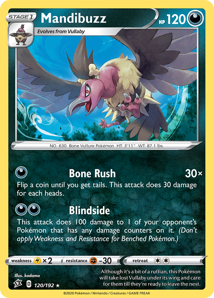 Mandibuzz (120/192) [Sword & Shield: Rebel Clash] | Play N Trade Winnipeg