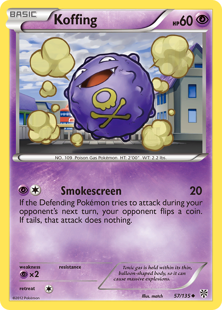 Koffing (57/135) [Black & White: Plasma Storm] | Play N Trade Winnipeg