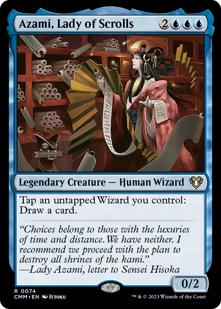 Azami, Lady of Scrolls [Commander Masters] | Play N Trade Winnipeg