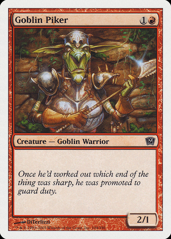 Goblin Piker [Ninth Edition] | Play N Trade Winnipeg