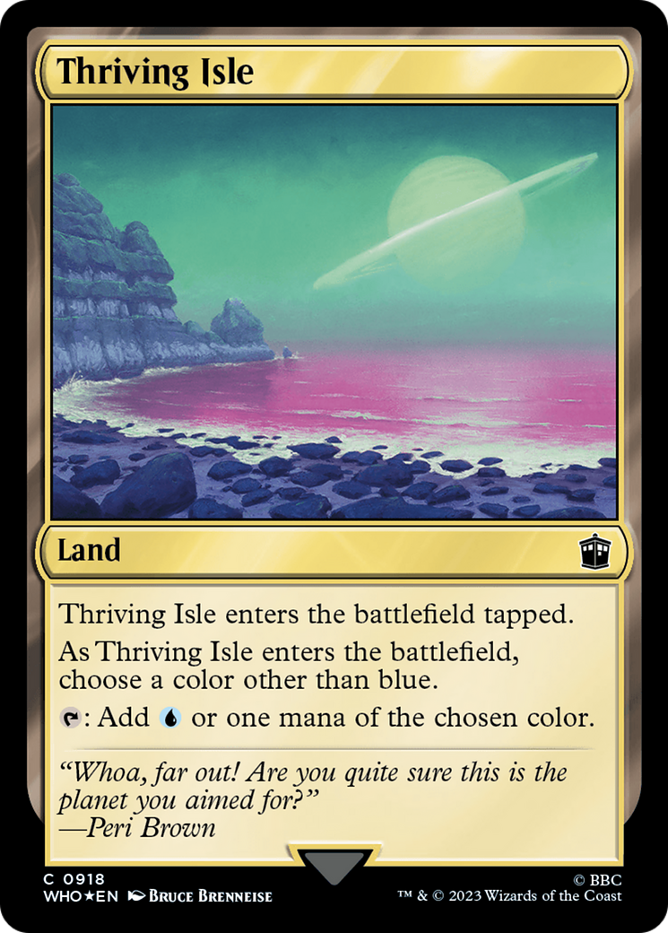 Thriving Isle (Surge Foil) [Doctor Who] | Play N Trade Winnipeg