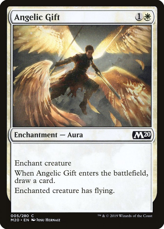 Angelic Gift [Core Set 2020] | Play N Trade Winnipeg