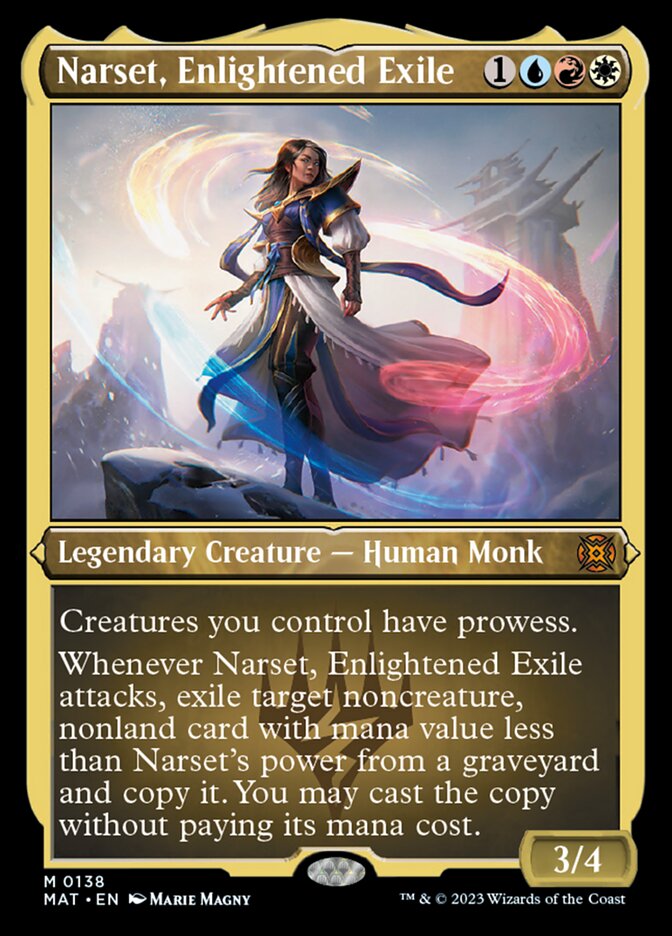 Narset, Enlightened Exile (Foil Etched) [March of the Machine: The Aftermath] | Play N Trade Winnipeg