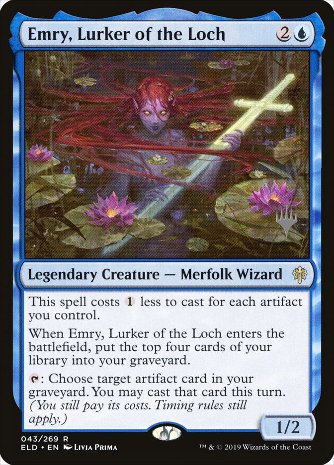 Emry, Lurker of the Loch (Promo Pack) [Throne of Eldraine Promos] | Play N Trade Winnipeg