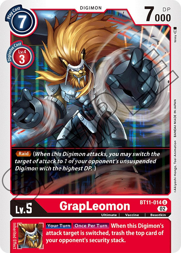 GrapLeomon [BT11-014] [Dimensional Phase] | Play N Trade Winnipeg