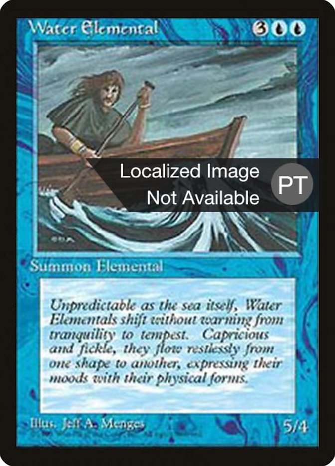 Water Elemental [Fourth Edition (Foreign Black Border)] | Play N Trade Winnipeg
