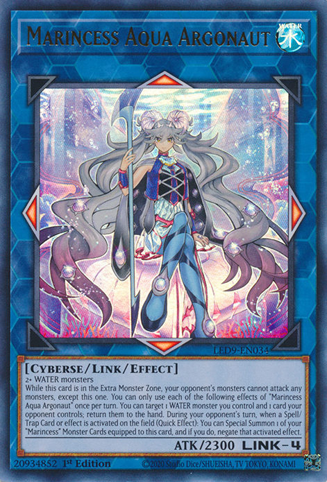 Marincess Aqua Argonaut [LED9-EN034] Ultra Rare | Play N Trade Winnipeg