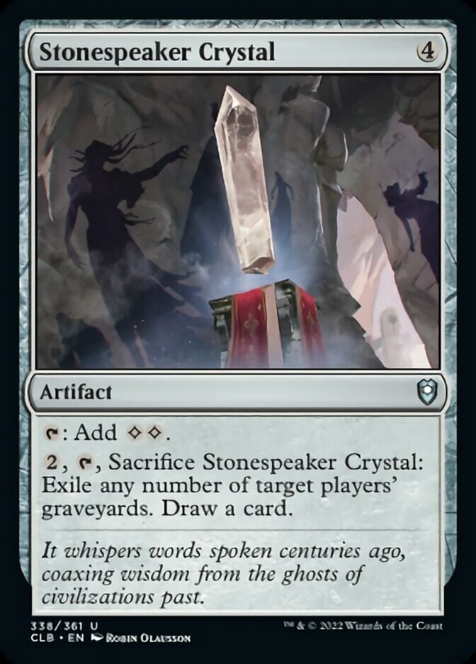 Stonespeaker Crystal [Commander Legends: Battle for Baldur's Gate] | Play N Trade Winnipeg