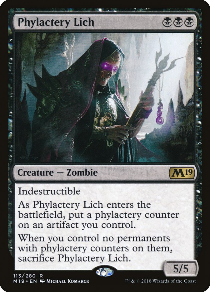 Phylactery Lich [Core Set 2019] | Play N Trade Winnipeg