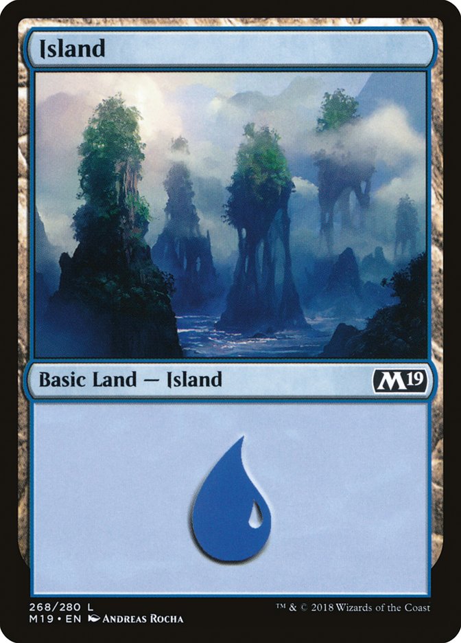 Island (268) [Core Set 2019] | Play N Trade Winnipeg