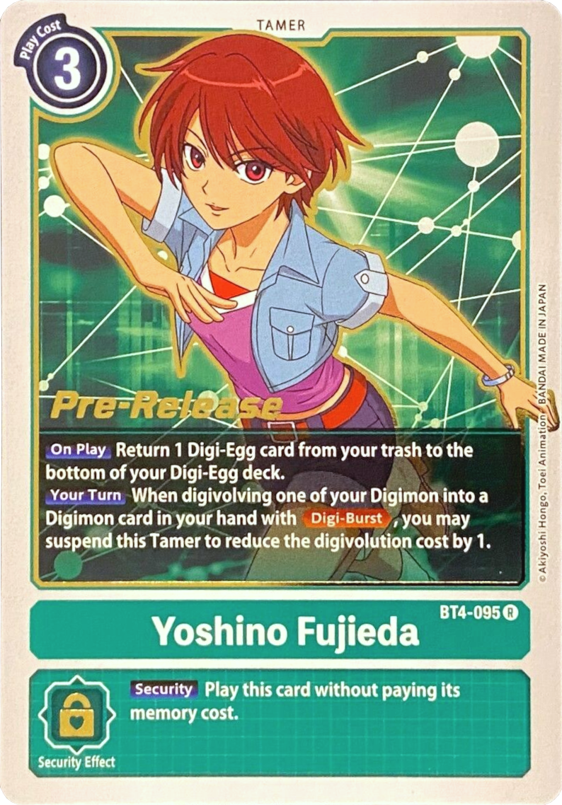 Yoshino Fujieda [BT4-095] [Great Legend Pre-Release Promos] | Play N Trade Winnipeg