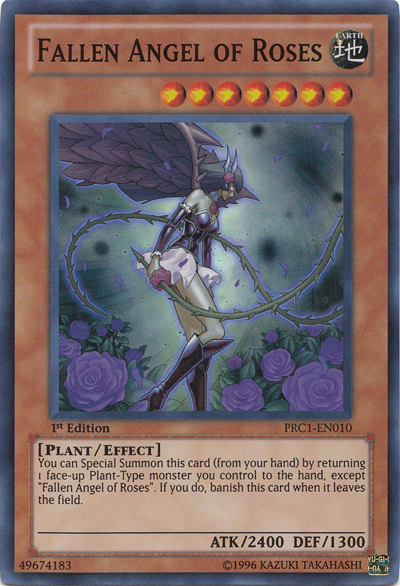 Fallen Angel of Roses [PRC1-EN010] Super Rare | Play N Trade Winnipeg