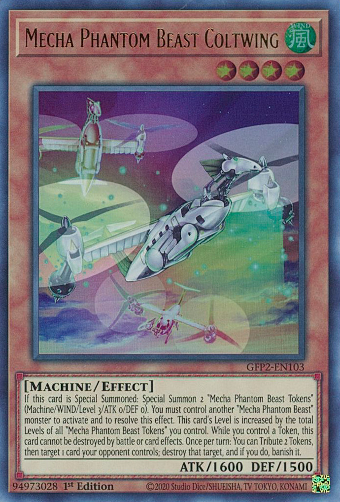 Mecha Phantom Beast Coltwing [GFP2-EN103] Ultra Rare | Play N Trade Winnipeg