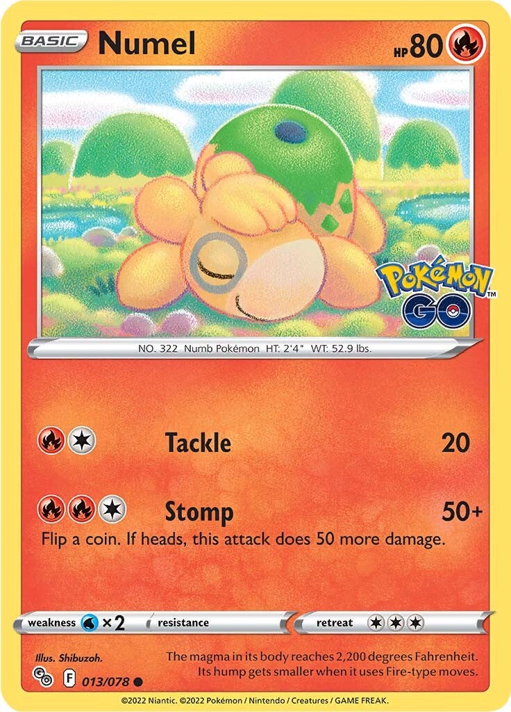 Numel (013/078) [Pokémon GO] | Play N Trade Winnipeg