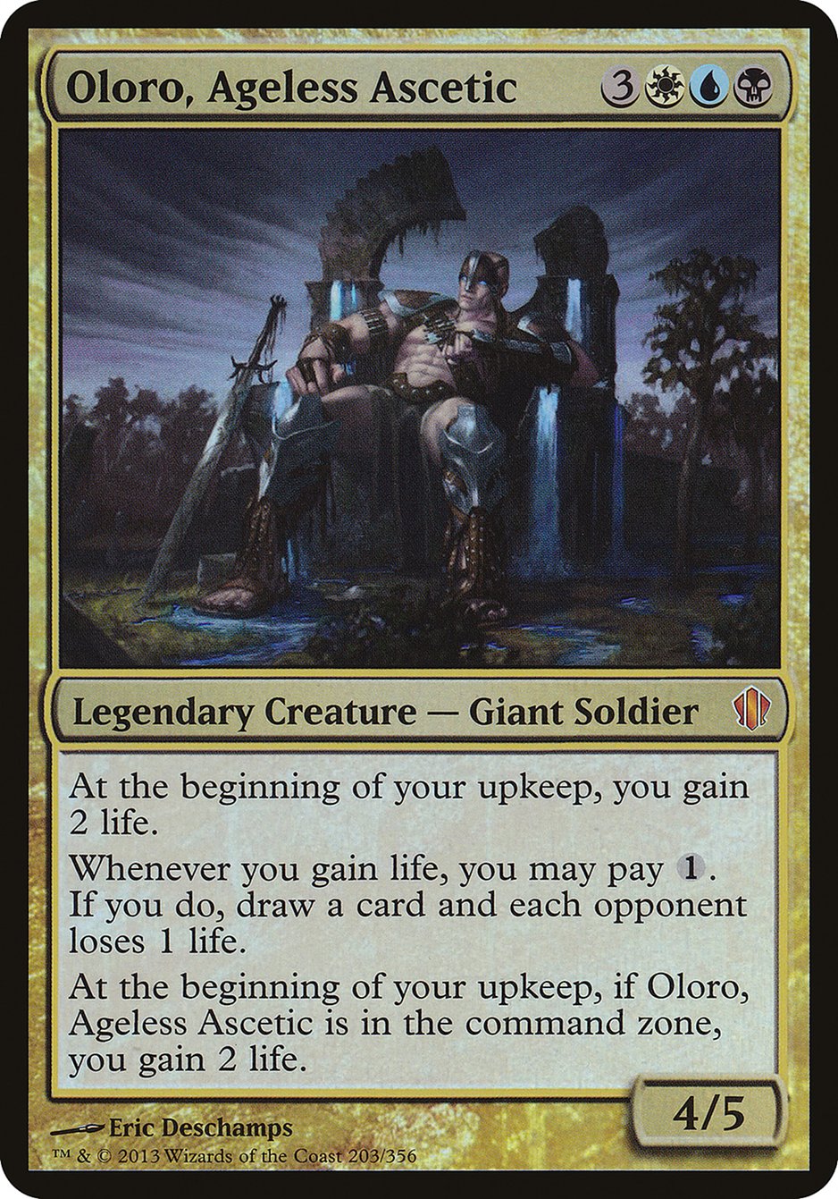 Oloro, Ageless Ascetic (Oversized) [Commander 2013 Oversized] | Play N Trade Winnipeg