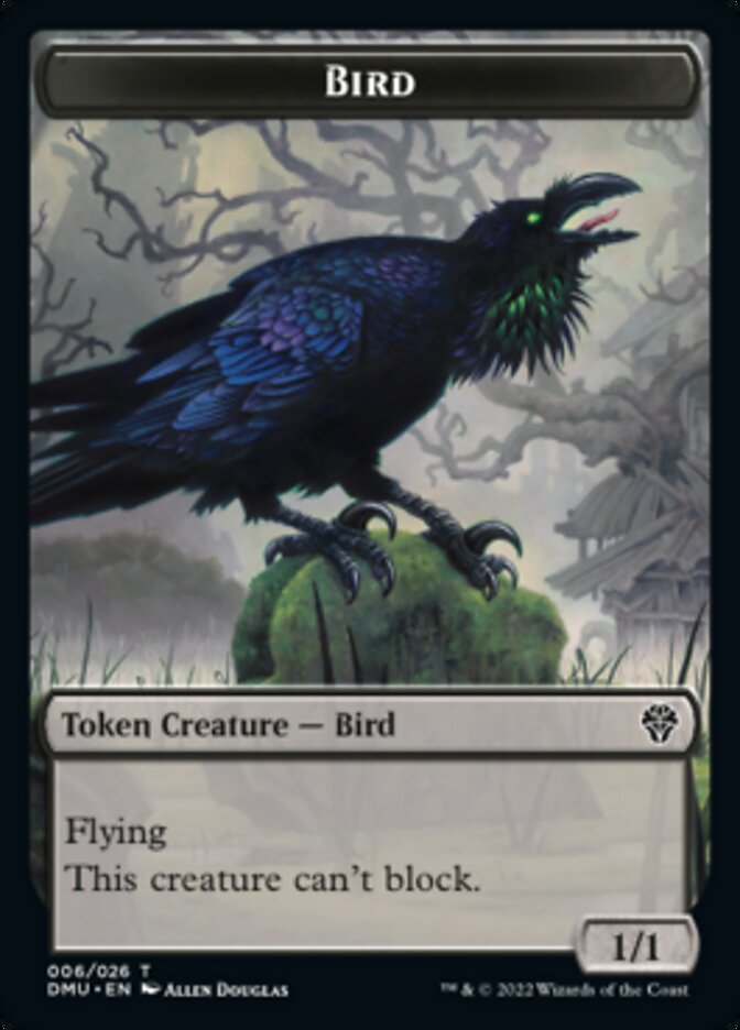 Bird Token (006) [Dominaria United Tokens] | Play N Trade Winnipeg