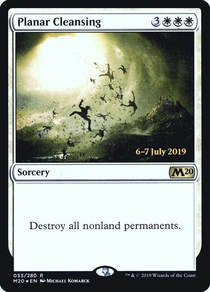 Planar Cleansing  [Core Set 2020 Prerelease Promos] | Play N Trade Winnipeg