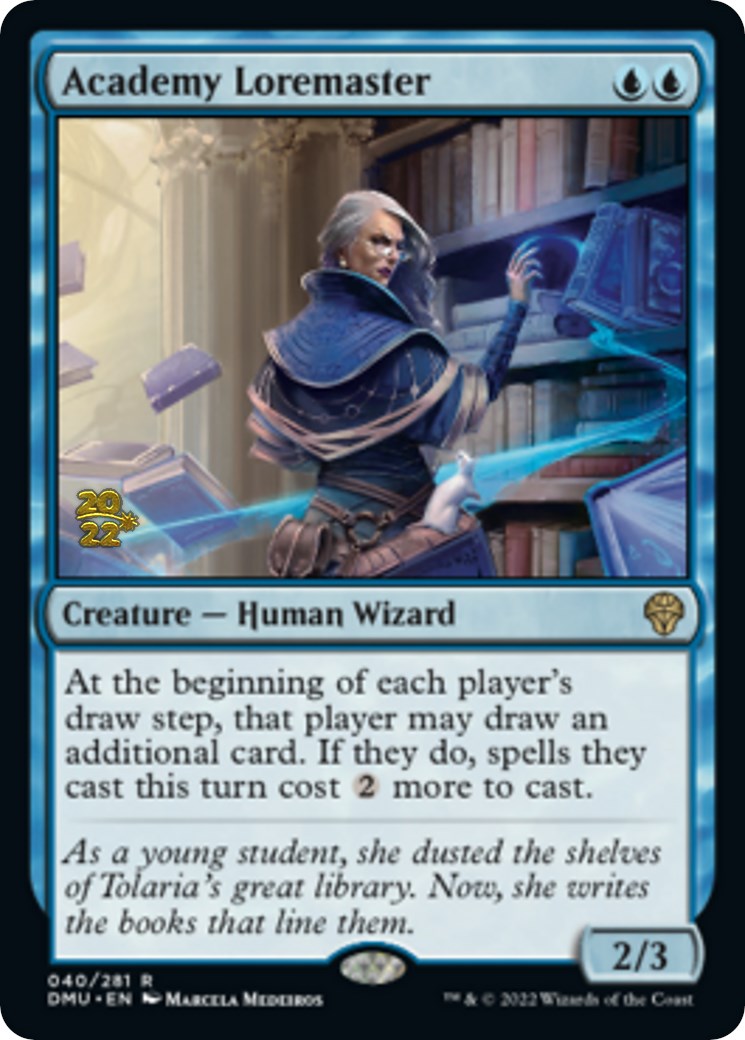 Academy Loremaster [Dominaria United Prerelease Promos] | Play N Trade Winnipeg