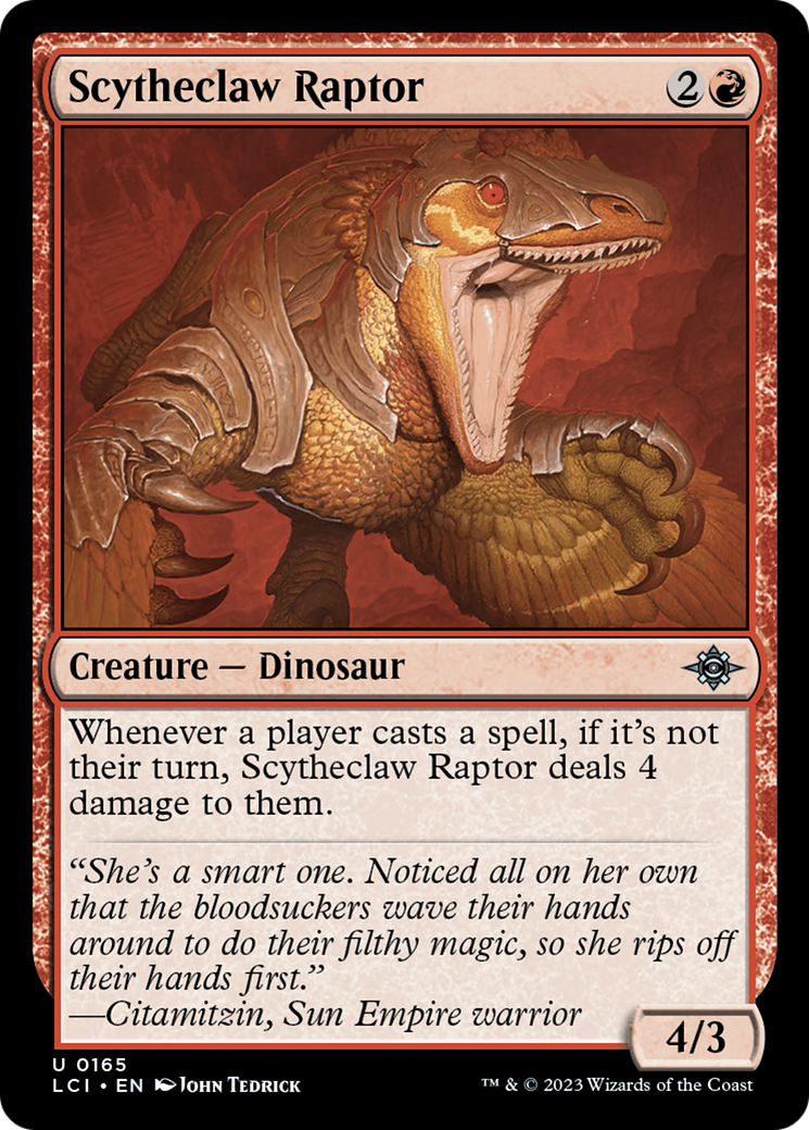 Scytheclaw Raptor [The Lost Caverns of Ixalan] | Play N Trade Winnipeg