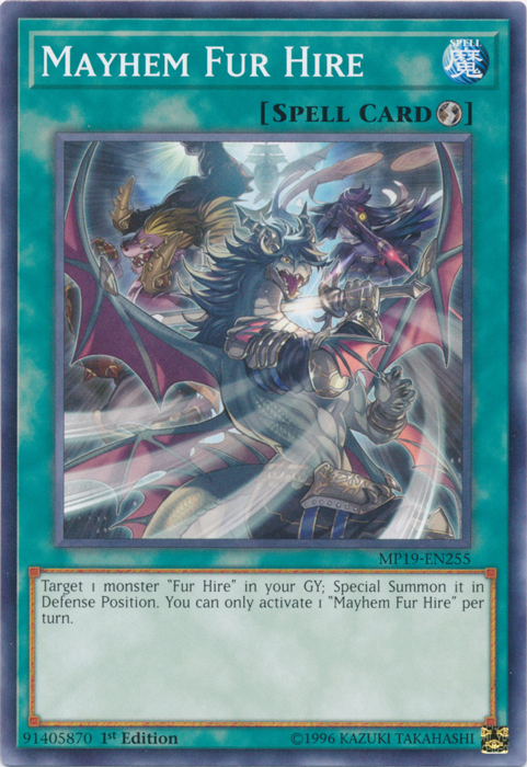Mayhem Fur Hire [MP19-EN255] Common | Play N Trade Winnipeg