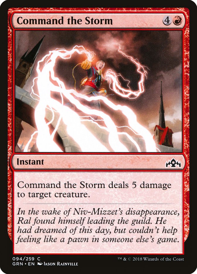 Command the Storm [Guilds of Ravnica] | Play N Trade Winnipeg