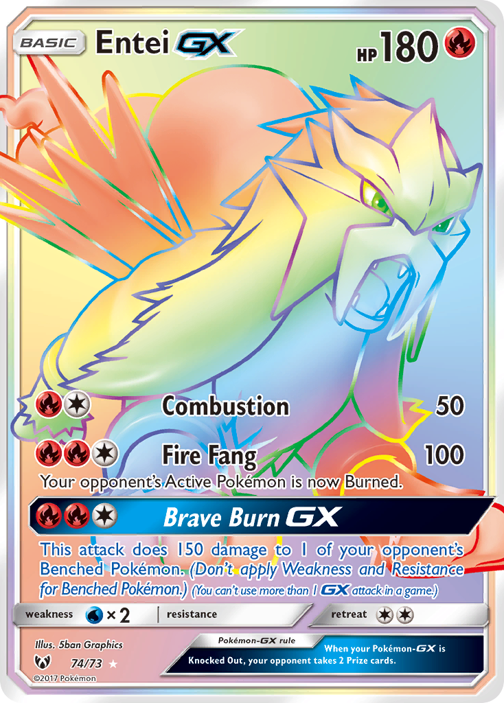 Entei GX (74/73) [Sun & Moon: Shining Legends] | Play N Trade Winnipeg