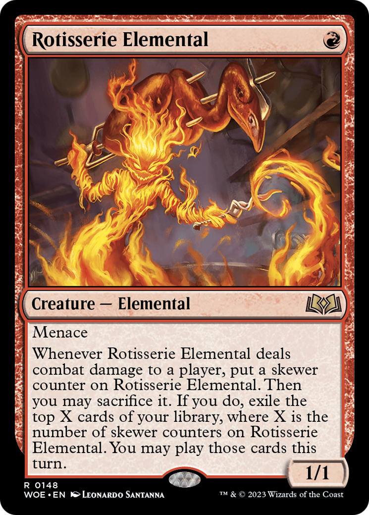 Rotisserie Elemental [Wilds of Eldraine] | Play N Trade Winnipeg