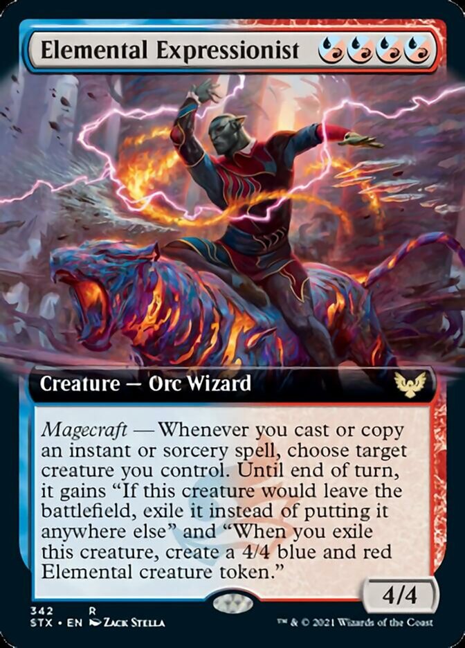Elemental Expressionist (Extended) [Strixhaven: School of Mages] | Play N Trade Winnipeg