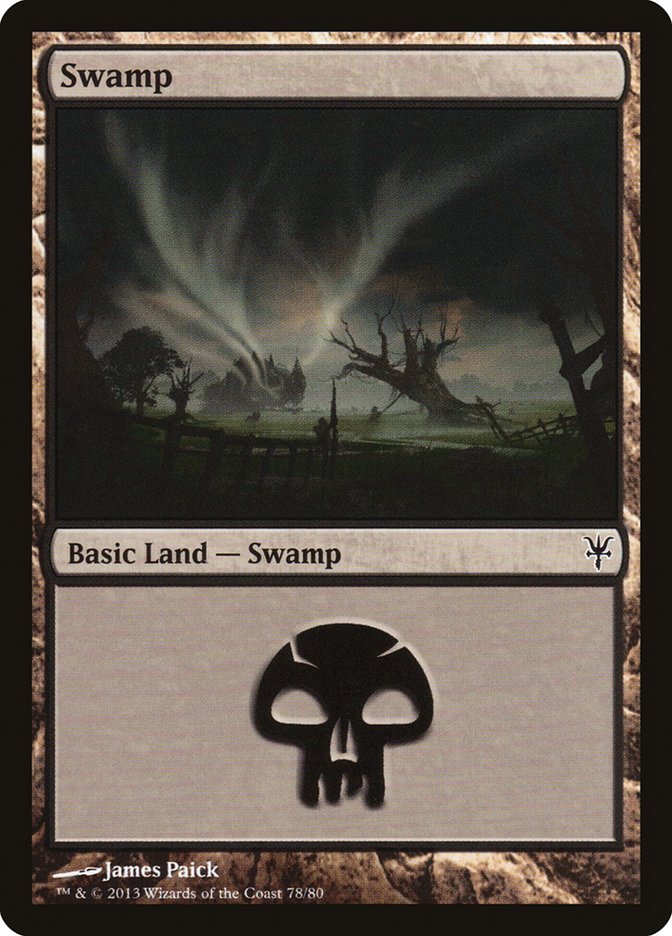 Swamp (78) [Duel Decks: Sorin vs. Tibalt] | Play N Trade Winnipeg