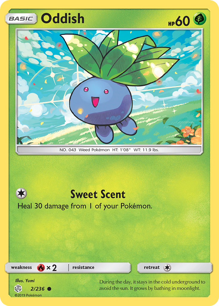 Oddish (2/236) [Sun & Moon: Cosmic Eclipse] | Play N Trade Winnipeg