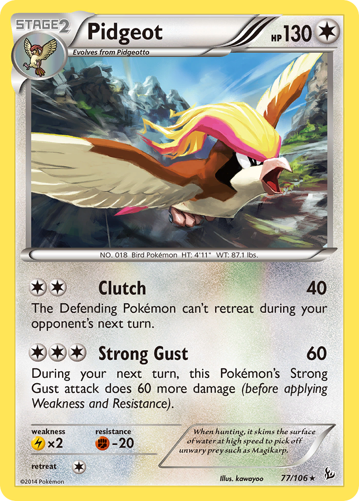 Pidgeot (77/106) [XY: Flashfire] | Play N Trade Winnipeg