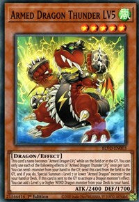 Armed Dragon Thunder LV5 [BLVO-EN003] Super Rare | Play N Trade Winnipeg