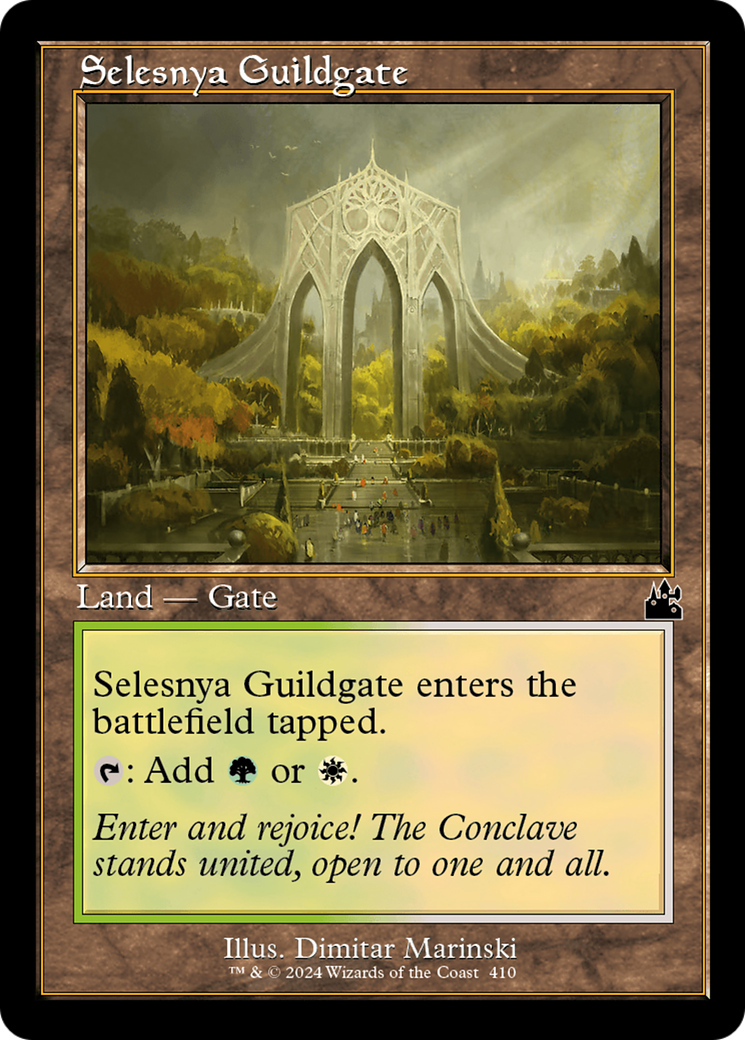 Selesnya Guildgate (Retro Frame) [Ravnica Remastered] | Play N Trade Winnipeg