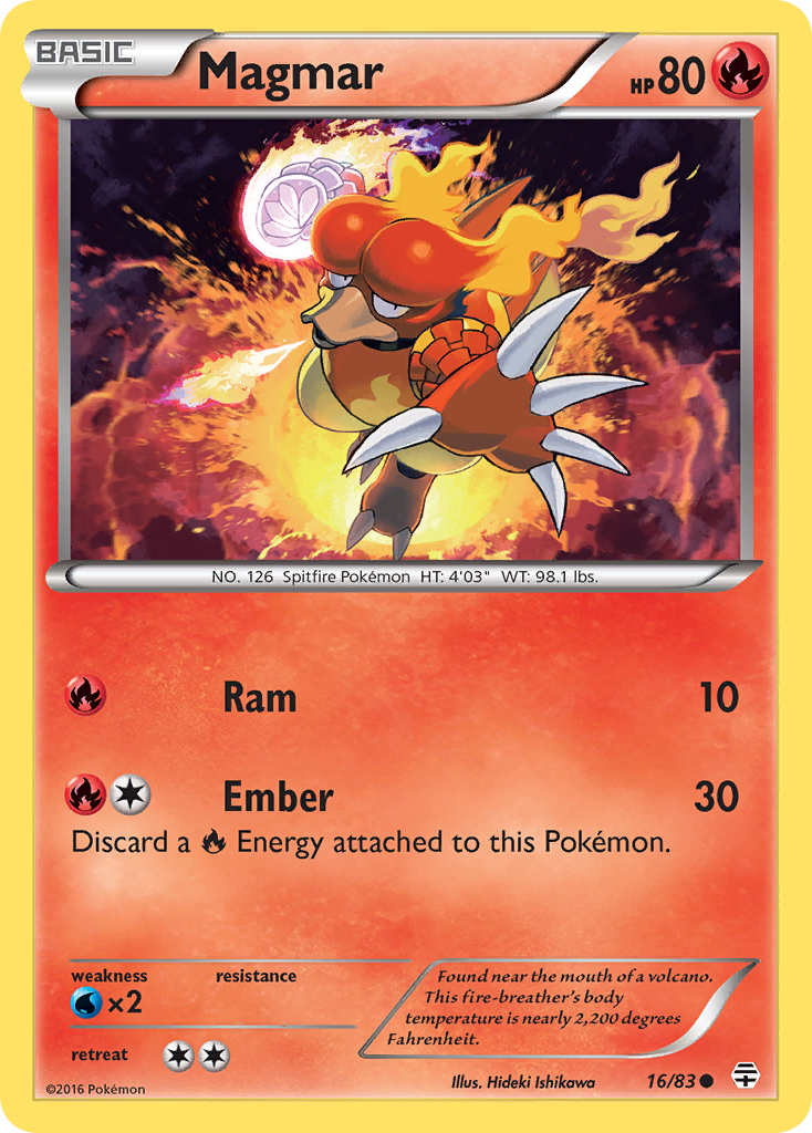 Magmar (16/83) [XY: Generations] | Play N Trade Winnipeg