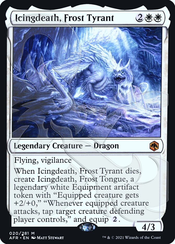 Icingdeath, Frost Tyrant (Ampersand Promo) [Dungeons & Dragons: Adventures in the Forgotten Realms Promos] | Play N Trade Winnipeg