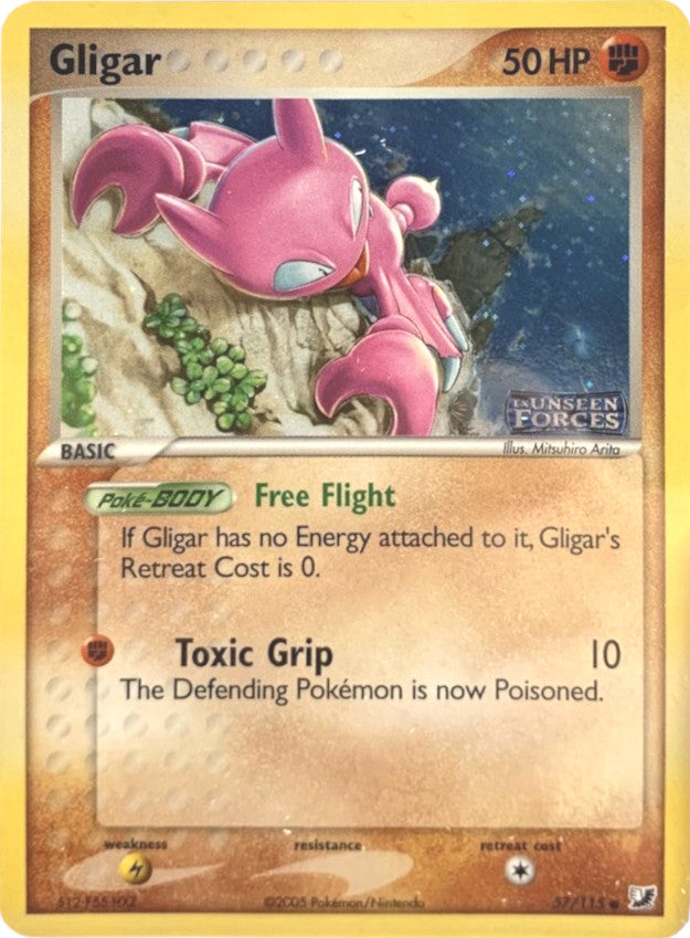 Gligar (57/115) (Stamped) [EX: Unseen Forces] | Play N Trade Winnipeg