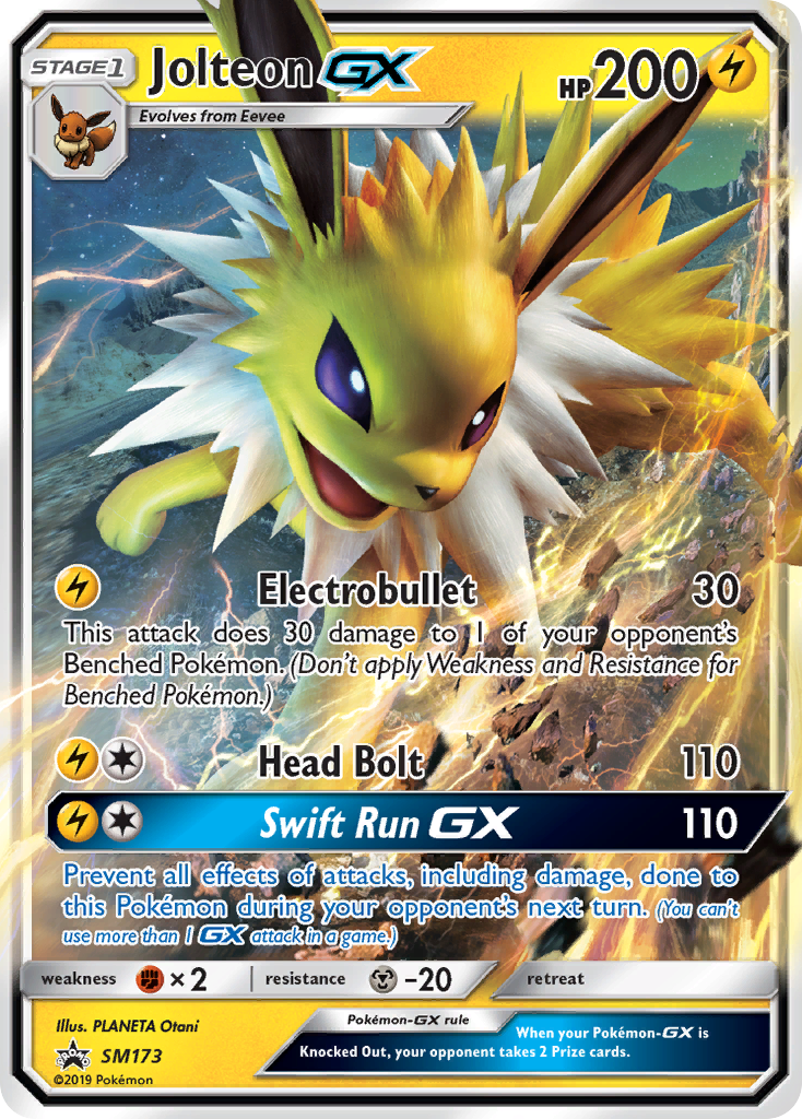 Jolteon GX (SM173) [Sun & Moon: Black Star Promos] | Play N Trade Winnipeg