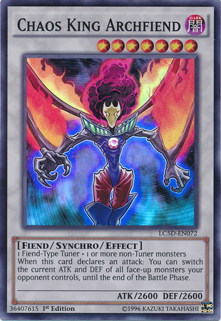 Chaos King Archfiend [LC5D-EN072] Super Rare | Play N Trade Winnipeg