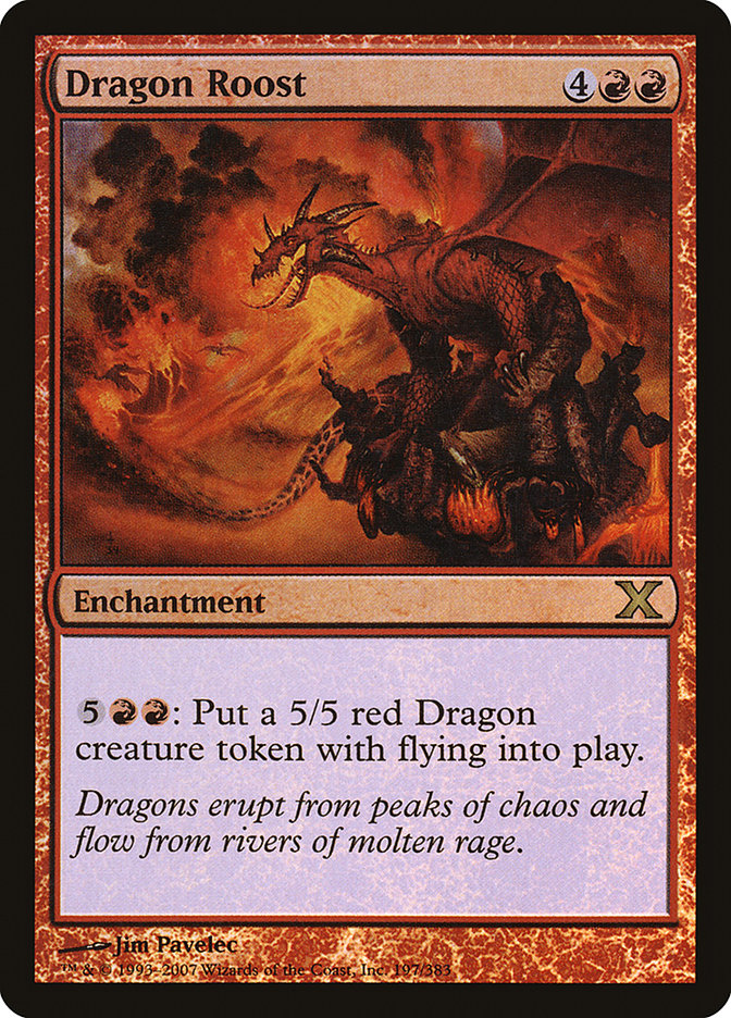 Dragon Roost (Premium Foil) [Tenth Edition] | Play N Trade Winnipeg