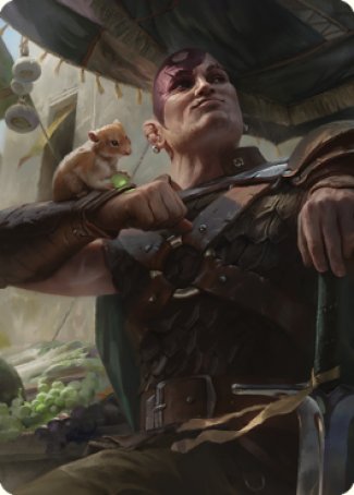 Minsc & Boo, Timeless Heroes Art Card (38) [Commander Legends: Battle for Baldur's Gate Art Series] | Play N Trade Winnipeg